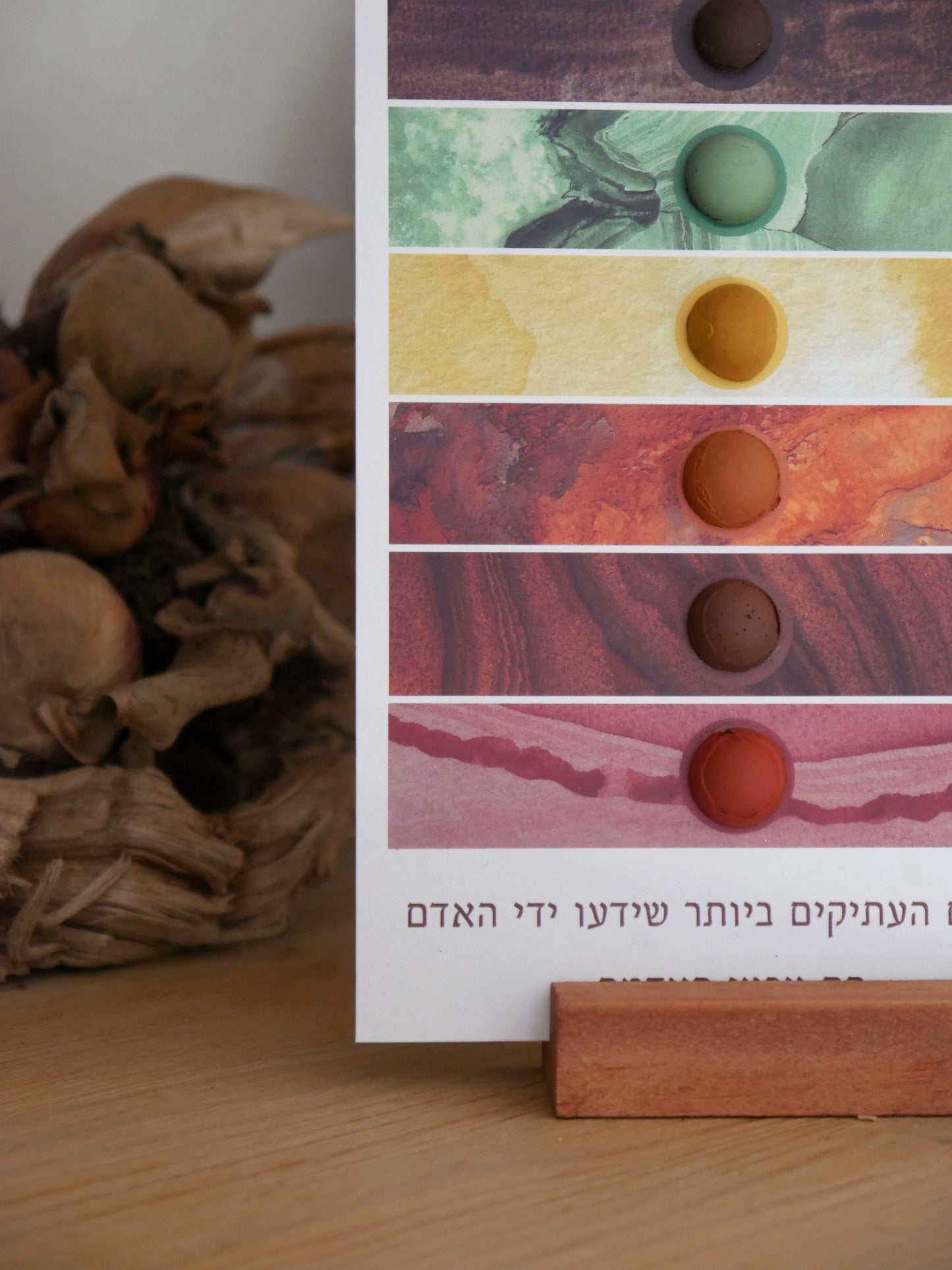 גלויות צבעי האדמה