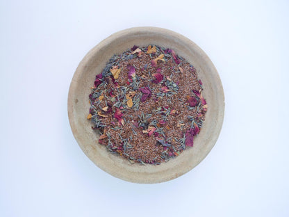 כרית עיניים צבועה בקליפת דובדבן